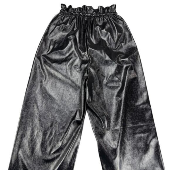 Aritzia Wilfred Jive Shiny Vegan Leather Pant Size Medium - Picture 7 of 7